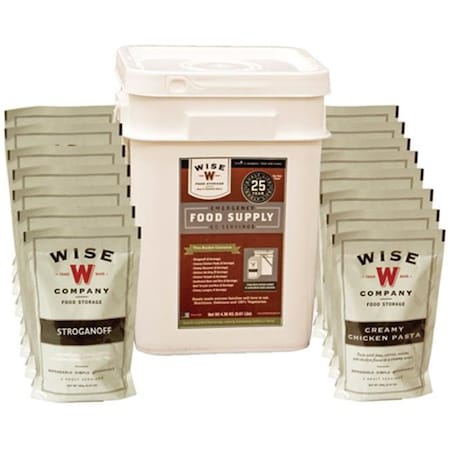 Wise Foods 695020 60 Servings Wise Emergency Food Kit